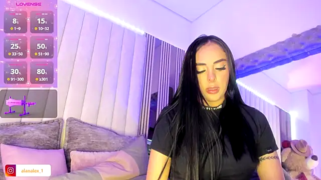 Snapshot of AlanaLexx_ chatting on 1, 10, 2025 AlanaLexx online show from 1, 10, 2025