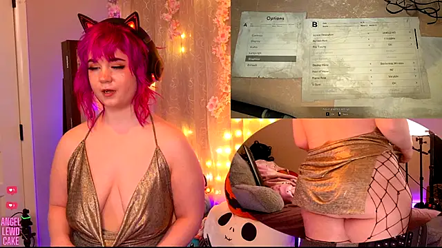 Angel-Lewd-Cake online show from 20, 9, 2025