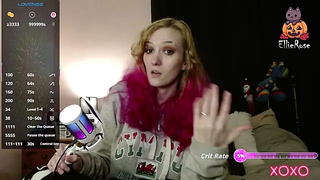 EllieeRose online show from 11, 1, 2026