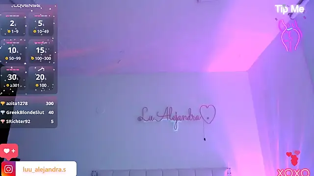 alee lenoxx online show from 3, 2, 2025