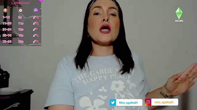 Snapshot of Miss_Agatha chatting on 11, 11, 2025 Miss Agatha online show from 11, 11, 2025