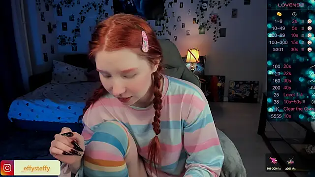 CallMeEffy1 online show from 18, 2, 2025