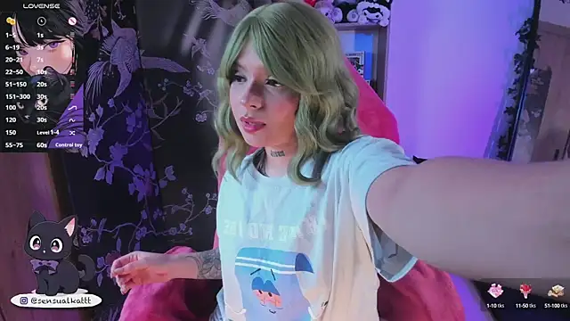 sensualkattt online show from 6, 3, 2025