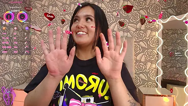 Snapshot of Mellani_tay chatting on 31, 1, 2025 Mellani tay online show from 31, 1, 2025