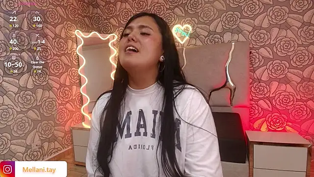 Snapshot of Mellani_tay chatting on 15, 3, 2025 Mellani tay online show from 15, 3, 2025