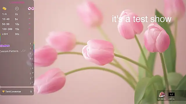 Lovensetest online show from 16, 3, 2026