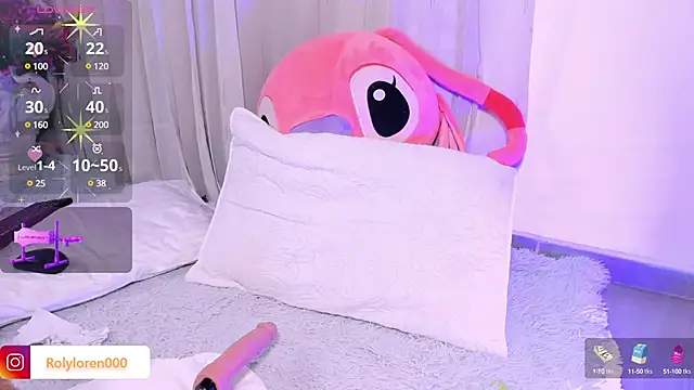 Snapshot of RolyLoren chatting on 8, 2, 2025 RolyLoren online show from 8, 2, 2025