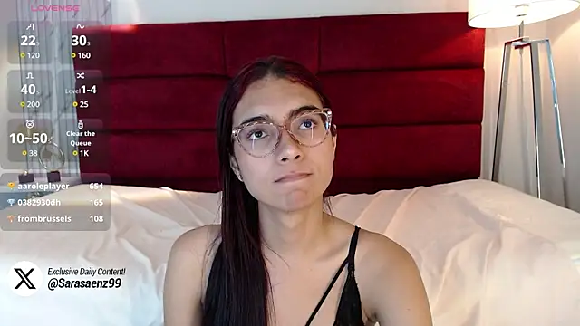 sara saenz99 online show from 22, 1, 2025