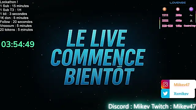 Snapshot of Mikev chatting on 6, 10, 2025 Mikev online show from 6, 10, 2025