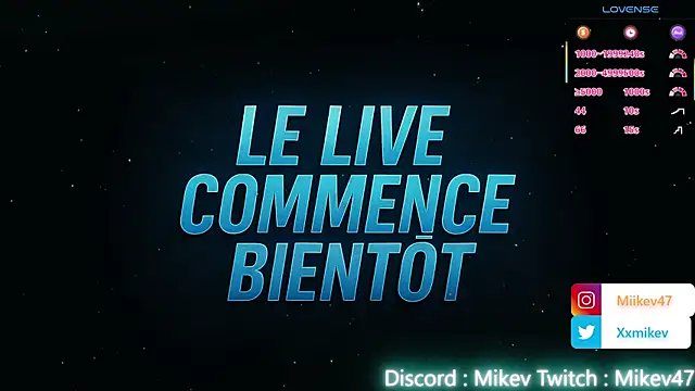 Snapshot of Mikev chatting on 30, 10, 2025 Mikev online show from 30, 10, 2025