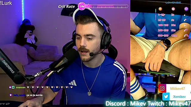 Snapshot of Mikev chatting on 2, 2, 2026 Mikev online show from 2, 2, 2026