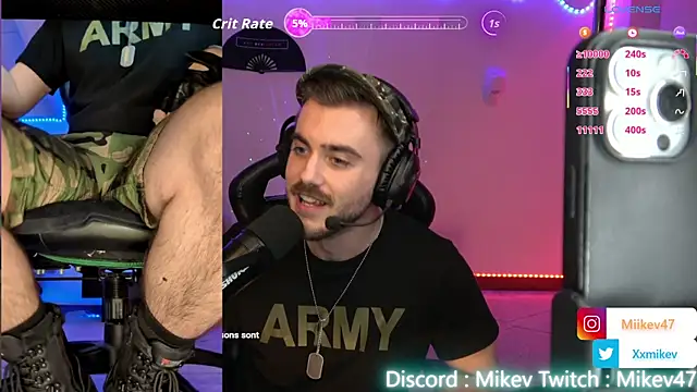 Snapshot of Mikev chatting on 5, 2, 2026 Mikev online show from 5, 2, 2026