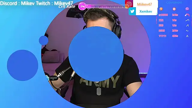 Snapshot of Mikev chatting on 19, 3, 2026 Mikev online show from 19, 3, 2026