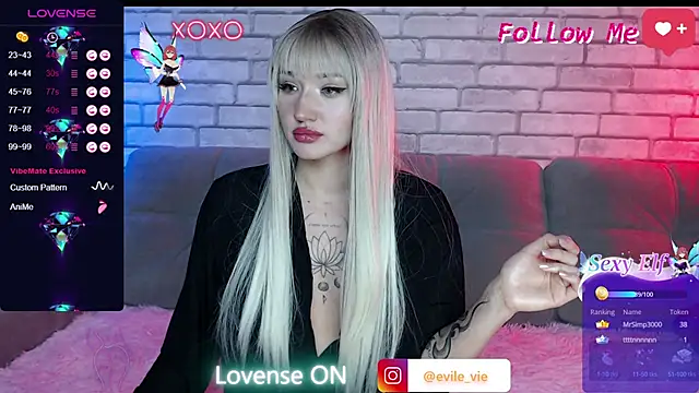 Eva Evile online show from 6, 12, 2024