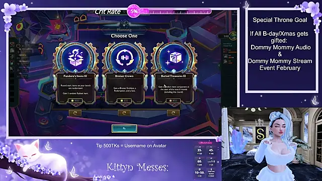 SassyKittyn online show from 17, 12, 2024