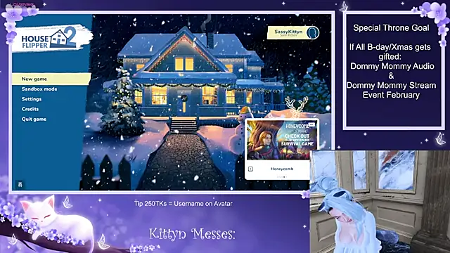 SassyKittyn online show from 18, 12, 2024