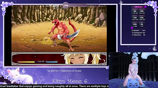 SassyKittyn online show from 9, 1, 2025