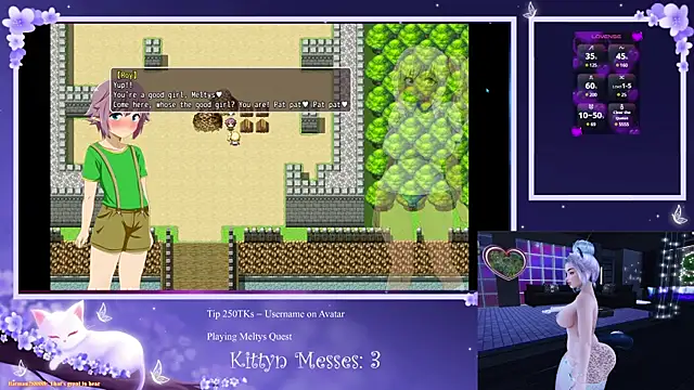 SassyKittyn online show from 14, 2, 2025