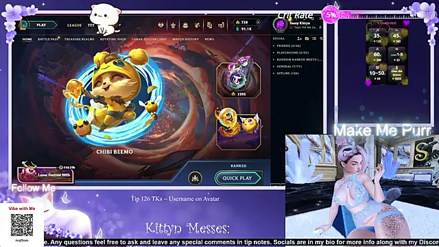 SassyKittyn online show from 20, 3, 2025