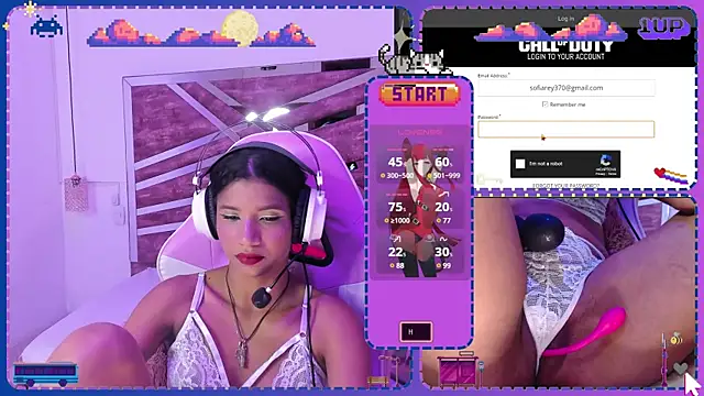 SofiRey  online show from 21, 3, 2025