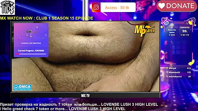 BISEXGOOD777 online show from 24, 4, 2026