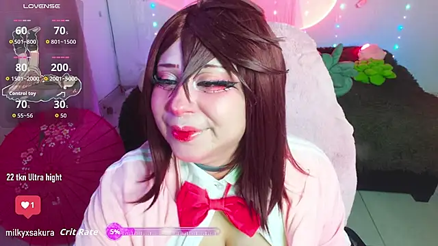 MilkyXSakura online show from 7, 3, 2026