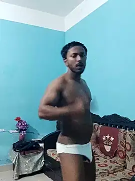 HunkyAriyan online show from 19, 2, 2025