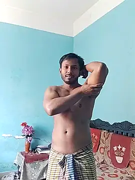 HunkyAriyan online show from 20, 2, 2025