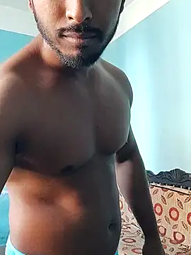 HunkyAriyan online show from 26, 2, 2025