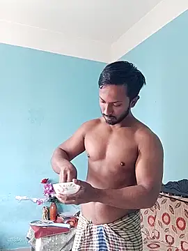 HunkyAriyan online show from 27, 2, 2025