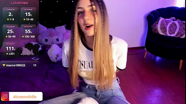 Alice woodville online show from 28, 12, 2024