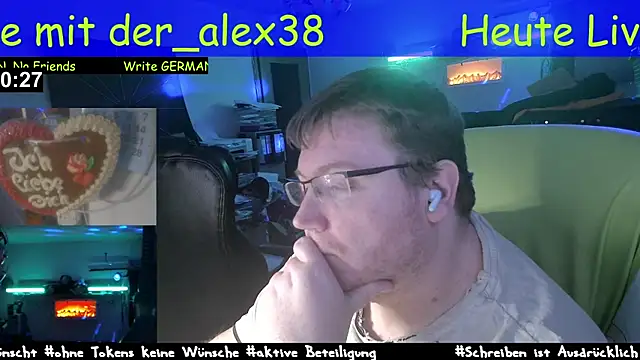 der alex38 online show from 14, 3, 2025