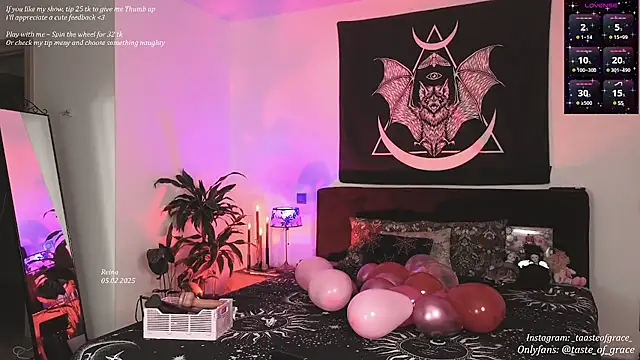 Snapshot of Taste_of_Grace chatting on 14, 2, 2025 Taste of Grace online show from 14, 2, 2025