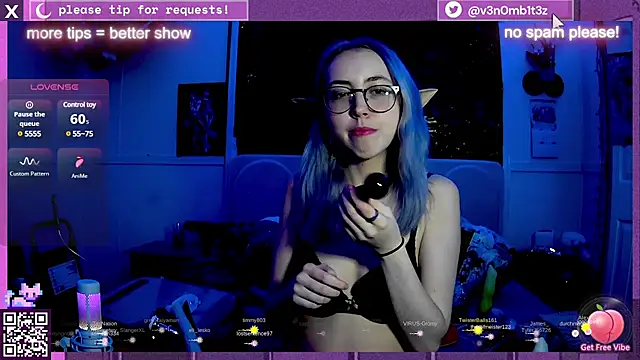 Snapshot of v3n0mb1t3z chatting on 15, 1, 2025 v3n0mb1t3z online show from 15, 1, 2025