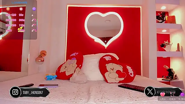 TabyJhonson online show from 17, 10, 2025