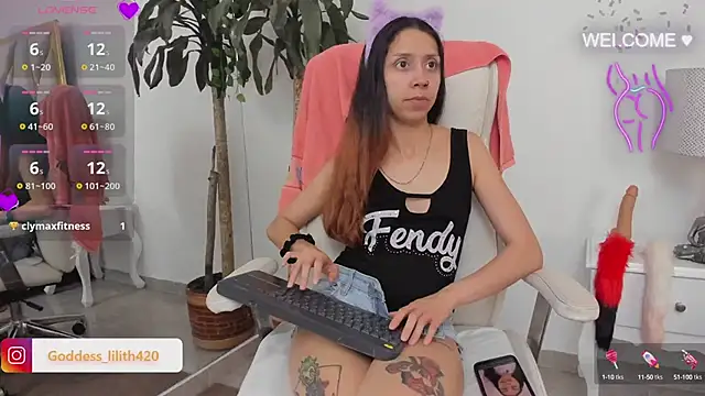 Goddess  Lilith online show from 15, 12, 2024