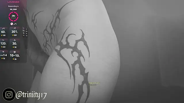 Snapshot of Trinity___s chatting on 1, 1, 2025 Trinity s online show from 1, 1, 2025