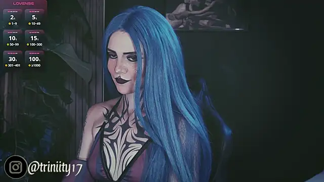 Snapshot of Trinity___s chatting on 2, 1, 2025 Trinity s online show from 2, 1, 2025