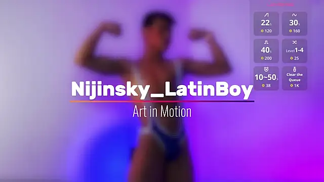 Nijinsky LatinBoy online show from 3, 6, 2026
