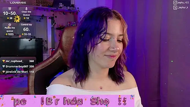  zephyr  online show from 9, 2, 2025