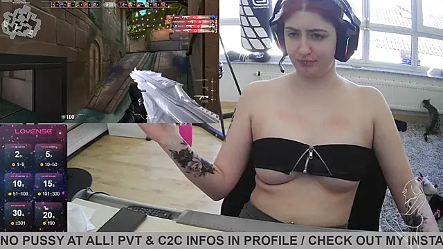 Gamergirl-Linela online show from 17, 2, 2025