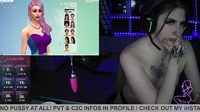 Gamergirl-Linela online show from 5, 3, 2025