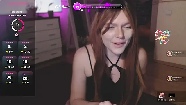 CherryRed Girl online show from 22, 3, 2025