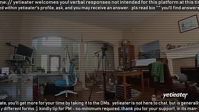 Snapshot of yetieater chatting on 22, 5, 2026 yetieater online show from 22, 5, 2026