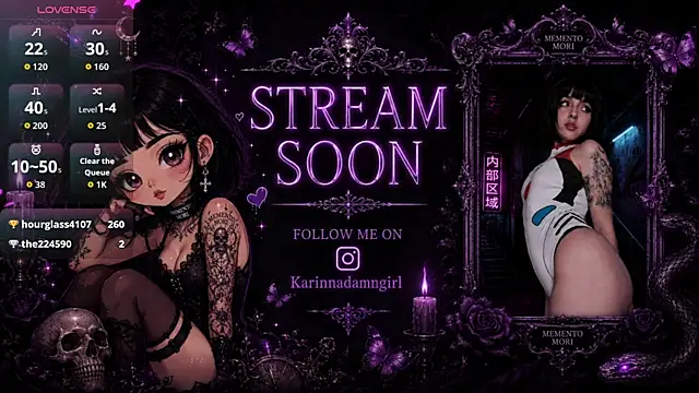 KARINNA  RAVEN online show from 23, 7, 2026