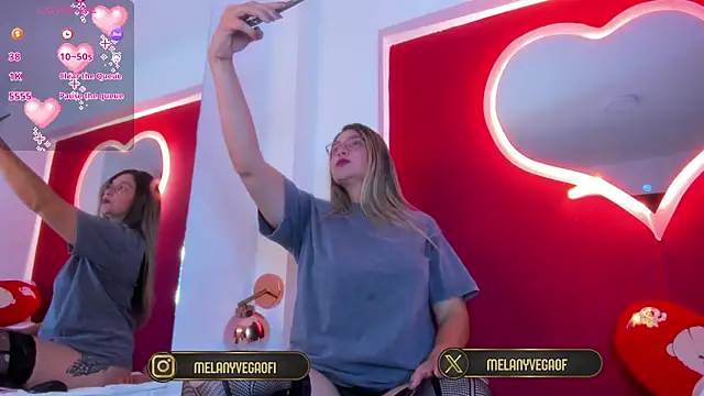 MelanyVegas online show from 9, 1, 2026