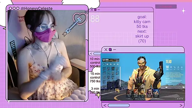 HoneyyCeleste online show from 24, 6, 2026