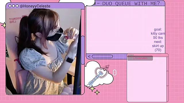 HoneyyCeleste online show from 27, 7, 2026