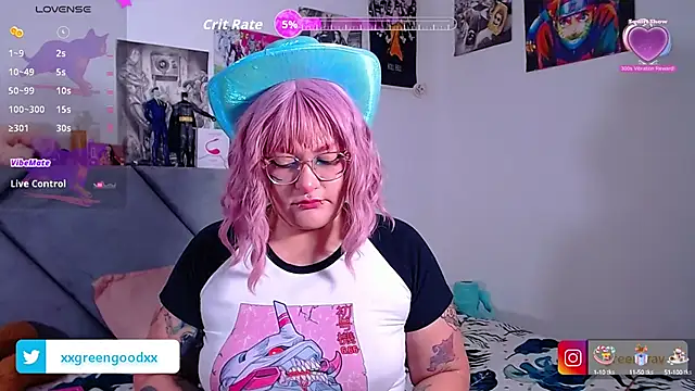 XxGreenGoodxX online show from 15, 10, 2025