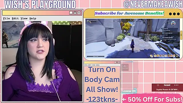 nevermakeawish online show from 10, 3, 2026